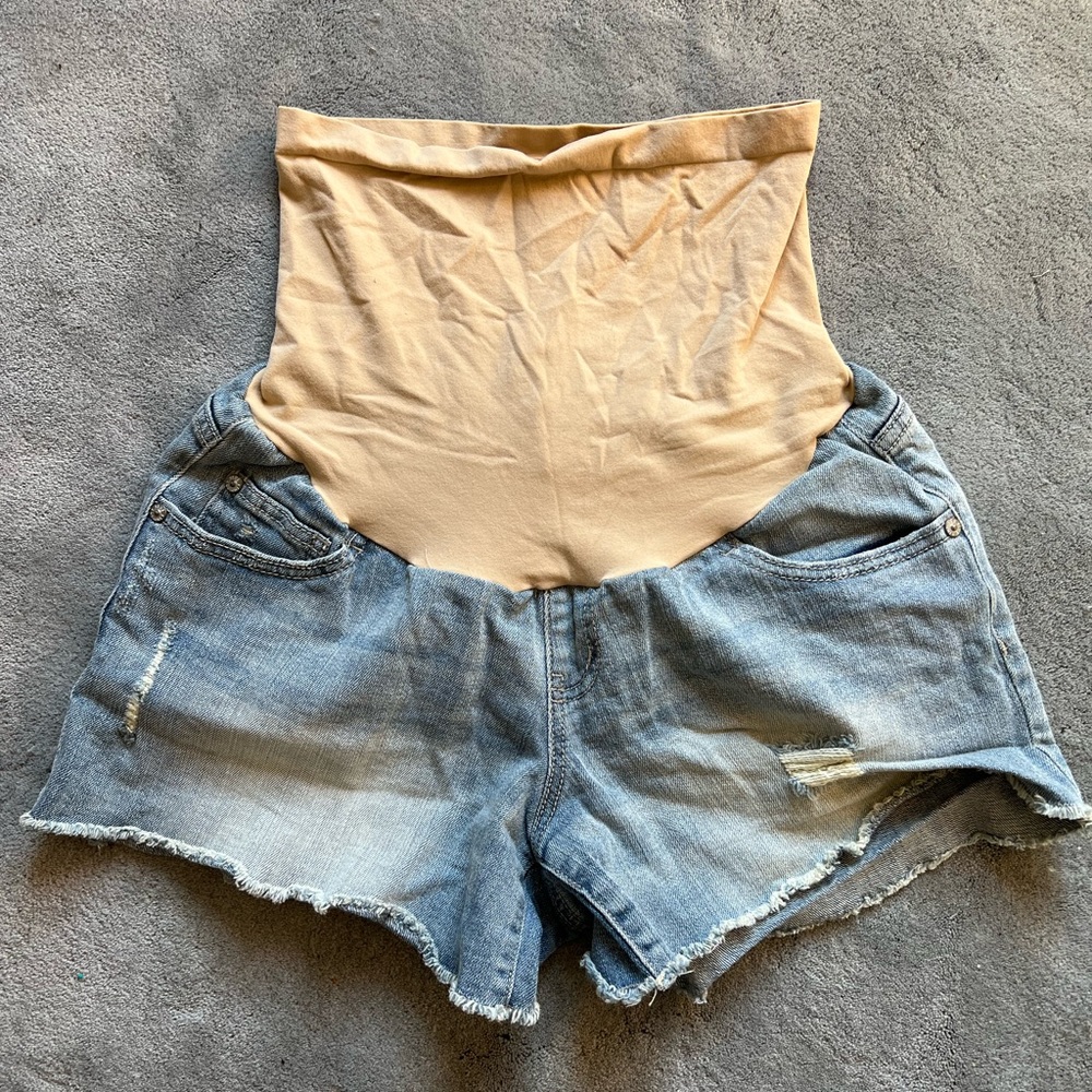 Jean Maternity Shorts